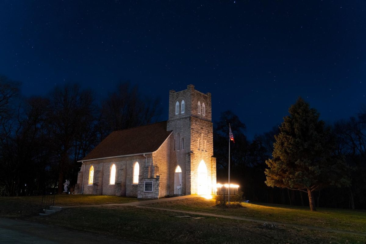 Chapel at night